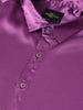 Men's Purple Slim Fit Solid Party Wear Shirt