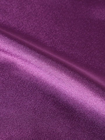 Men's Purple Slim Fit Solid Party Wear Shirt