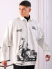 Shop Men's Anime Printed Oversized Shirt Online.