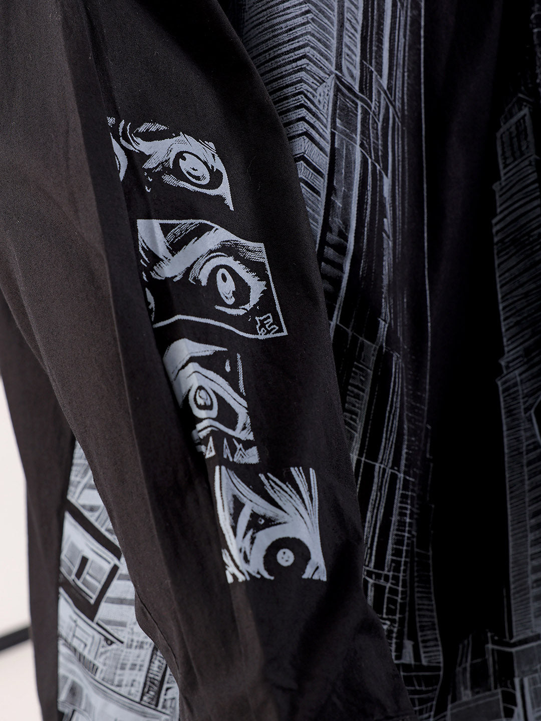 Shop Men's Anime Printed Oversized Shirt Online.