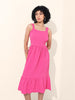 Women's Purple Regular Fit Casual Dress
