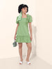 Women's Green Regular Fit Casual Dress