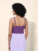 Women's Purple Regular Fit Casual Top