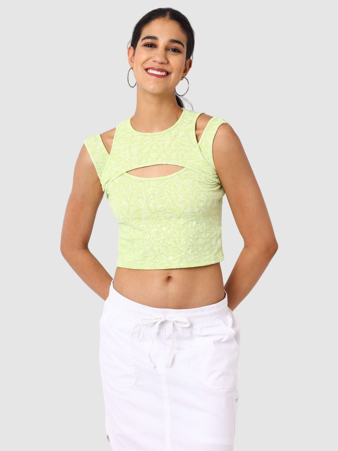 Women's Fitted Textured Cami Top
