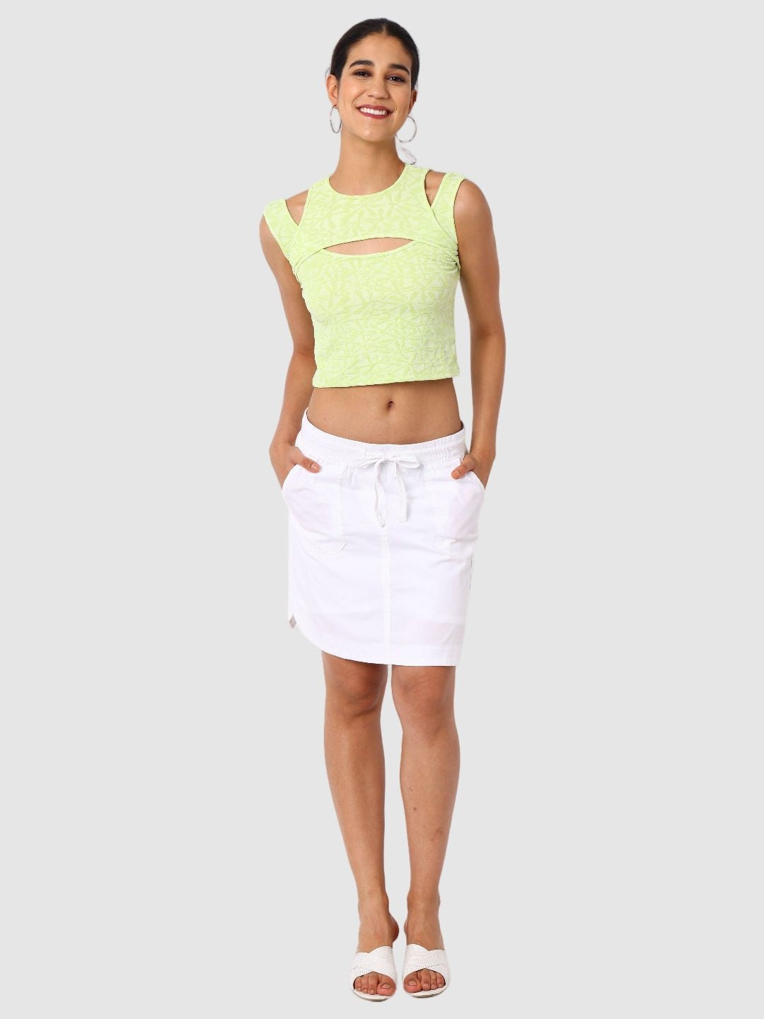 Women's Fitted Textured Cami Top