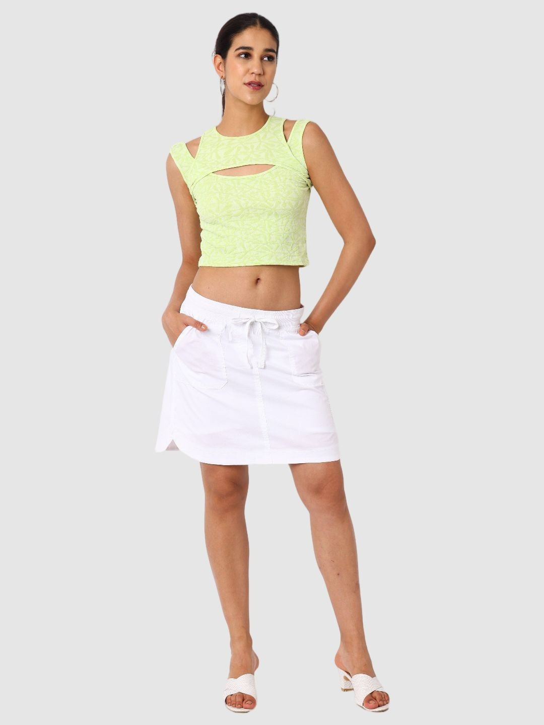 Women's Fitted Textured Cami Top