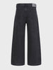 Men's Black Barrel Loose Fit Solid Casual Jeans