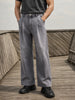 Men's Grey Barrel Loose Fit Solid Casual Jeans
