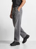 Men's Grey Barrel Loose Fit Solid Casual Jeans