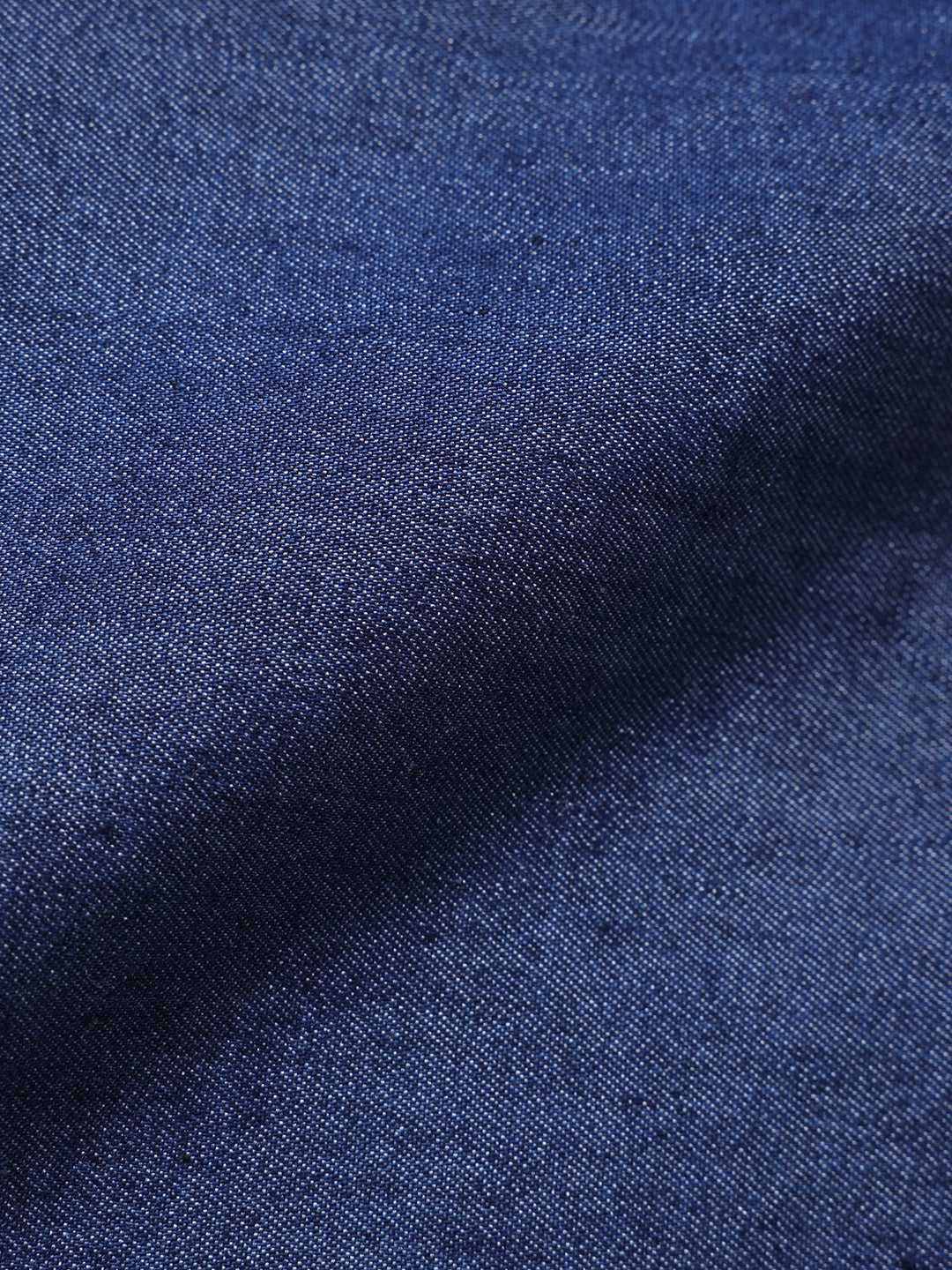 Men's Blue Relaxed Fit Solid Utility Shirt