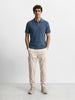 Men's White Relaxed Fit Solid Utility Cargo