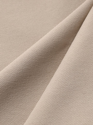 Men's Khaki Relaxed Fit Solid Casual Trousers