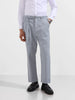 Men's Blue Relaxed Fit Utility Textured Trousers