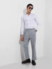 Men's Blue Relaxed Fit Utility Textured Trousers