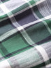 Men's Green Slim Fit Checked Casual Shirt