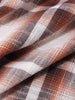 Men's Brown Slim Fit Checked Casual Shirt