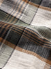 Men's Cream Slim Fit Checked Casual Shirt