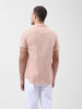 Men's Orange Slim Fit Checked Casual Shirt