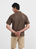Men's Green Relaxed Fit Geometric Print Resort Wear Shirt