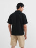 Men's Olive Relaxed Fit Geometric Resort Wear Shirt
