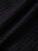 Men's Black Relaxed Fit Geometric Resort Wear Shirt