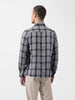 Men's Grey Regular Fit Checked Casual Shirt