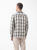 Men's Grey Regular Fit Checked Casual Shirt