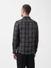 Men's Grey Regular Fit Checked Casual Shirt