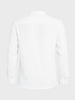 Men's White Regular Fit Casual Solid Shirt