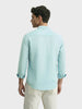 Men's Green Regular Fit Casual Solid Shirt