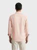 Men's Pink Regular Fit Casual Solid Shirt