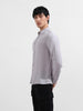 Men's Purple Regular Fit Casual Solid Shirt
