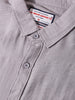 Men's Purple Regular Fit Casual Solid Shirt