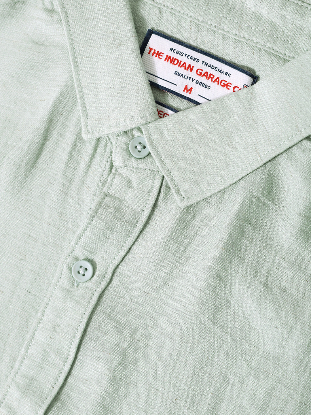 Men's Blue Regular Fit Casual Solid Shirt