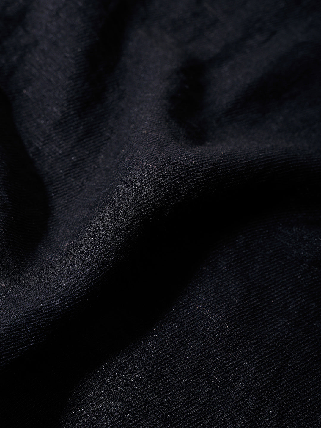 Men's Black Regular Fit Casual Solid Shirt