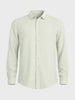 Men's Green Regular Fit Casual Solid Shirt