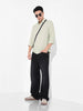 Men's Green Regular Fit Casual Solid Shirt