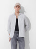 Men's Grey Slim Fit Striped Casual Shirt