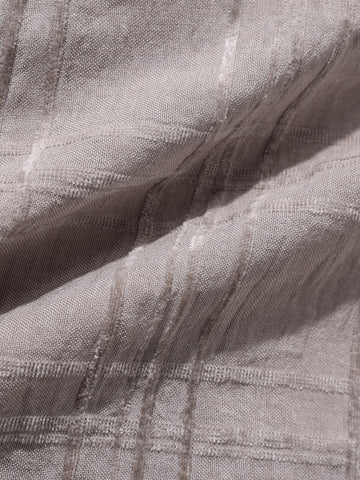 Men's Beige Slim Fit Textured Party Wear Shirt