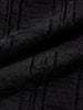 Men's Black Slim Fit Textured Party Wear Shirt