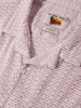 Men's Pink Relaxed Fit Resort Wear Textured Shirt
