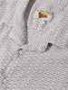 Men's Grey Relaxed Fit Resort Wear Textured Shirt