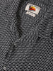 Men's Black Relaxed Fit Resort Wear Textured Shirt