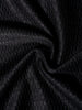 Men's Black Oversized Fit Resort Wear Textured Shirt