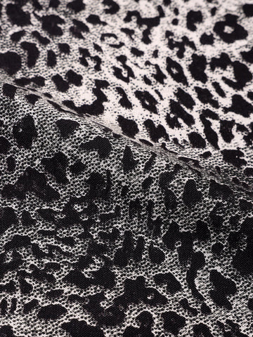 Men's Black Slim Fit Party Wear Printed Shirt