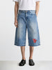 Men's Blue Loose Fit  Tom And Jerry Character Shorts
