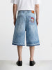 Men's Blue Loose Fit  Tom And Jerry Character Shorts