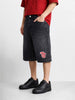 Men's Black Relaxed Fit  Tom And Jerry Character Shorts