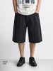 Men's Black Relaxed Fit  Tom And Jerry Character Shorts