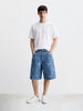 Men's Blue Regular Fit  Warner Bros Shorts